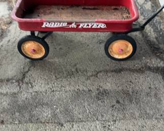Vintage Radio Flyer Metal Toy Wagon