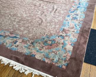 Antique Chinese Fette Art Deco Rug 9 x 12