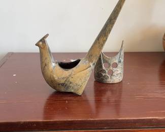 Vintage Japanese Cast Iron Bird