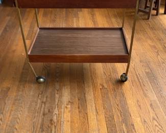 Mid-Century Modern Salton "Hot Tray" Serving Trolley 30 x 18 x 30