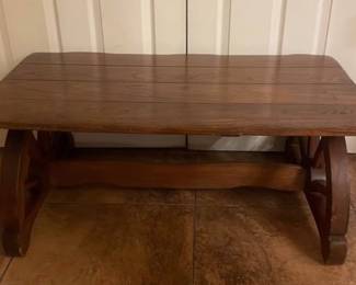 Wagon Wheel Coffee Table 