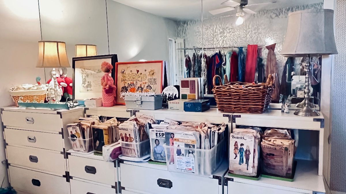 Sewing Room-with Patterns, Buttons, & all sewing notions 
