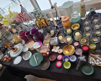 Candles, Votives anf Candle Holders