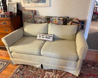 Couch, Needlepoint & Tapestry Pillows
