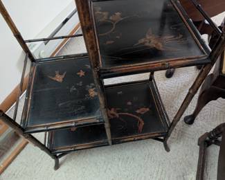 Lacquered Oriental Scenes