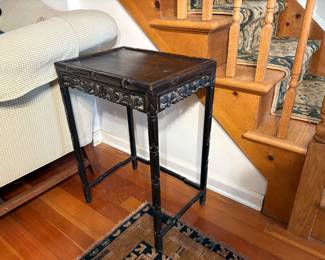 Oriental Teak Side Table