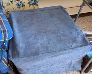 Foldout Bed closes to Ottoman-size