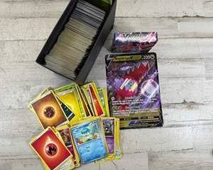 Large Pokémon Trading Card Lot w Jumbo Regidrago V V Battle Deck Bulk Cards