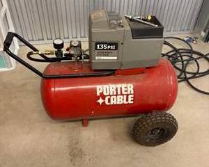 Porter Cable CPF6020-2 20 Gallon Air Compressor 135 PSI 6HP Oil Free 5.8 SCFM