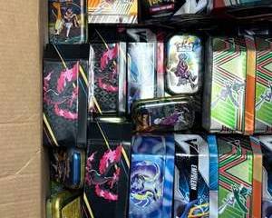  Pokémon TCG Collector Tin Lot Tyranitar Empoleon Umbreon Espeon V Heroes 12+