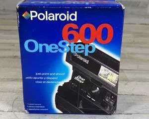 Polaroid 600 OneStep Instant Film Camera w/ Original Box Vintage Retro