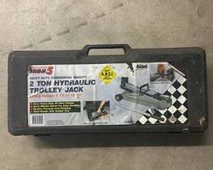 Indy 5 2-Ton Hydraulic Trolley Jack with Carry Case – Heavy Duty Commercial Quality