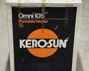 Kero Sun Omni 105 Portable Kerosene Heater 19500 BTU w Box Indoor Emergency Heat
