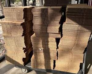 Massive 8x7x6” Cardboard Box Lot over 900 boxes
