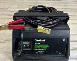  DieHard 12 2 75 Amp Fully Automatic Battery Charger Engine Starter 6 12 Volt Model 200713121