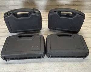 MTM Case Gard Handgun Pistol Carry Cases Hard Plastic Protective Storage Lot of 4