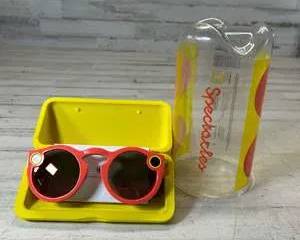Snapchat Spectacles Video Recording Sunglasses – Coral – With Charging Case