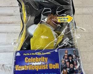 Goldberger Celebrity Ventriloquist Pull-String Doll w/ Case