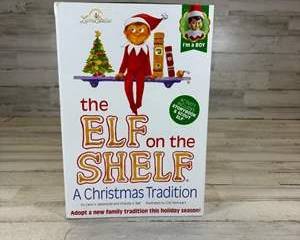 Elf on the Shelf A Christmas Tradition Boy Scout Elf w/ Book & Box Complete Set