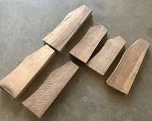 Vintage Acacia Wood Rifle Butt Stock Blanks – Lot of 6 – Gunstock Wood