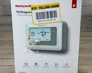 Honeywell T5 Programmable Thermostats 7 Day Scheduling HVAC Smart Home Auction
