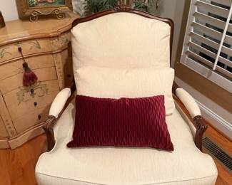 Chair with Pillow only other items on sale seperatly