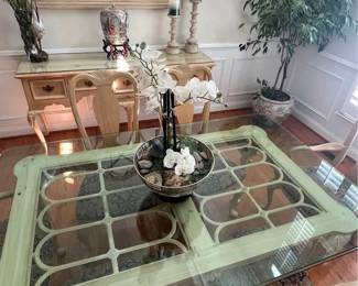 Dining set and Buffett with Chairs only (other items for sale Seperatly)