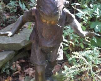 Bronze Statue Nice Size and Cute