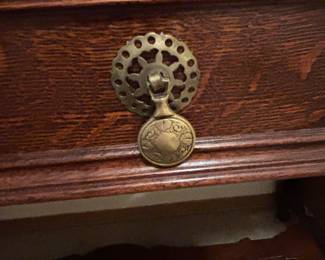 Wm A French Furniture Company. Look at the beautiful hardware!!