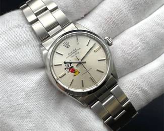 1971 Rolex Oyster Perpetual Air-King Precision Ref. 5500 w/ Custom Mickey Mouse Dial