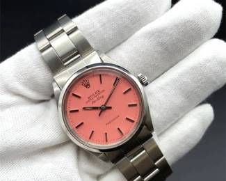 1972 Rolex Oyster Perpetual Air-King Precision Ref. 5500 “Flamingo Pink” Custom Dial