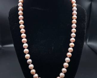 Edison Pearl Single-Strand Necklace w/ 14k Gold Clasp