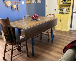 Drop leaf table and other small furniture pieces