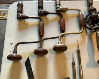 Antique hand drills