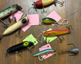 Vintage fishing lures