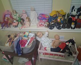 Dolls, Stuffed Animals, Toys