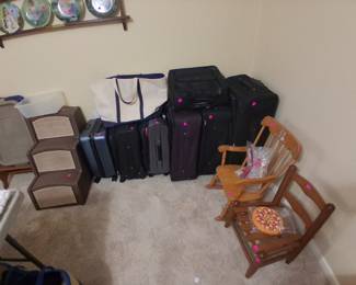 Suitcases & Children's Chairs