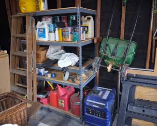 Gas Cans, Generator, Paints