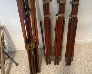 Antique Wooden Tripods