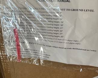 Aluminum wheel chair ramps ( new in box , 2)