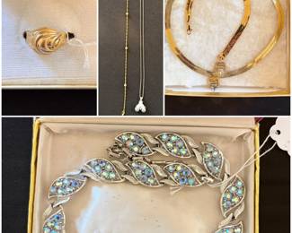 A beautiful collection of vintage jewelry.