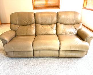 La-Z-Boy full size leather double recliner 