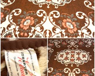vintage-style velvet rug