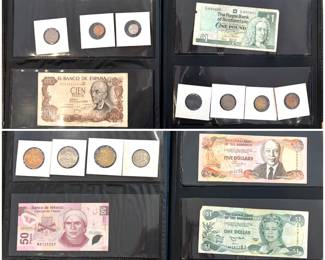 Collectible foreign currency.