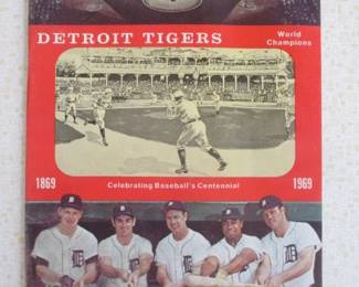 Vintage Detroit Tiger Scorebooks