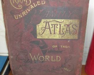 1887 Cram's World Atlas