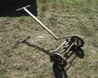 Antique Grass Reel Mower