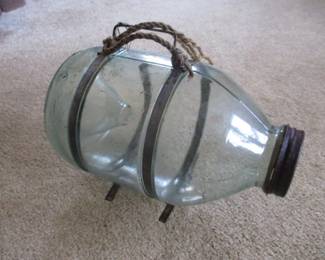 Vintage Glass Minnow Trap