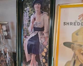 vintage-style Coca-Cola serving tray, commonly identified as a 1973 reproduction of a 1921 advertisement design. 