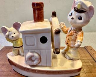 Japan Cat and Mouse Music Box